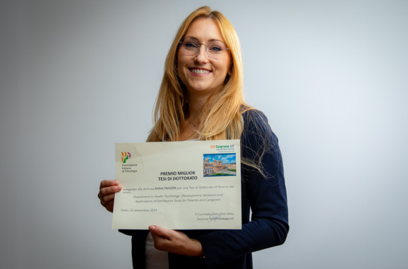 Anna Panzeri Premio AIP Sezione Sperimentale Miglio tesi di dottorato Unipd