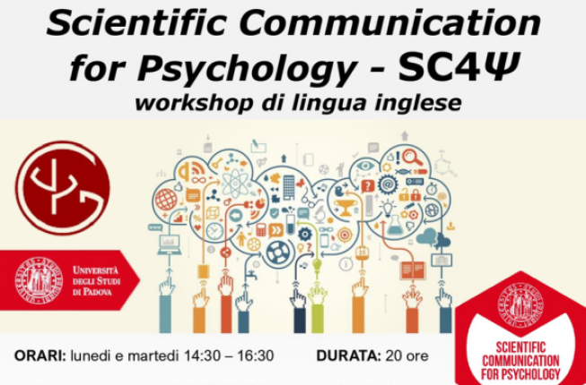 Collegamento a Scientific Communication for PsychologyWorkshop di Lingua Inglese per la comunicazione di contenuti scientifici