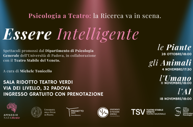 Collegamento a Essere Intelligente – la Ricerca va in scena